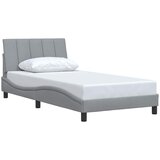  Okvir kreveta bez madraca Hanko svjetlosivi 100x200 cm od tkanine | Eponuda.ba