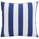  Ukrasni jastuci 4 kom plavo-bijeli prugasti 60x60 cm od tkanine | shoptok.hr