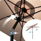 Plonos vrtni suncobran 300 cm bež | shoptok.hr