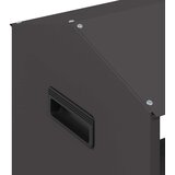  Hranilica za stoku Crna 79 x 35 x 62 cm Hladno valjani čelik | shoptok.hr