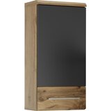 Premium Living Zgornja Omara Float, Hrast, Antracit | Shoptok.si