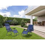 Modern Home Podesiva baštenska fotelja sa tendom ZRL009-R DB | Eponuda.com