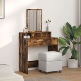  Toaletni stol s ladicama tamni hrast 79x41x140 cm | shoptok.hr
