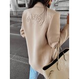 OLAVOGA Beige knitted jacket OVERFLOW | ePonuda.com
