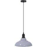 vidaXL Visilica podesiva po visini E27 sjajno siva Ø 31 cm metal | shoptok.hr
