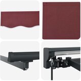  Okvir tende Tamno crvena 400 × 300 cm Poliester s PU premazom | shoptok.hr