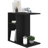 vidaXL stranska mizica crna 50x30x50 cm iverna plosca | Shoptok.si