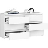 AKORD Cl100 Komoda, 6 Predalov, Bela, (5000332151) | Shoptok.si