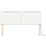  LED glava kreveta Bijelo 144 cm Lažna koža | shoptok.hr