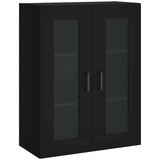  Zidni ormarići 2 kom crni od konstruiranog drva | shoptok.hr
