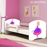  Otroška postelja ACMA z motivom, stranska bela 180x80 cm 41 Balerina | Shoptok.si