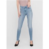 Only Blue Skinny Fit Cropped Jeans Blush Cene