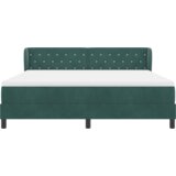 Box Spring Krevet s Madracem Tamno Zelena 180x200 cm Baršun | shoptok.hr