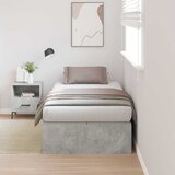  Krevet s ladicama Betonski sivi 100 x 200 cm Konstruirano drvo | shoptok.hr