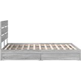  Krevet s od storage Siva Sonoma 160 x 200 cm Konstruirano drvo | shoptok.hr