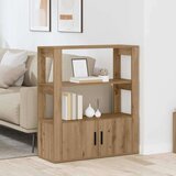 vidaXL Strani šal artisan hrast 30 x 80 x 90 cm Konstruiran les | Shoptok.si