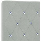  s opruga kutije Svjetlosiva 200 x 200 cm Baršun | shoptok.hr