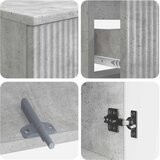  Set kupaonskih ormara od 4 dijela ARNHEM Betonska siva | shoptok.hr