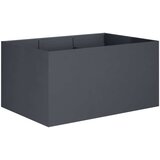  Vrtna saksija Antracit 120 x 80 x 60 cm Čelična vrata | shoptok.hr