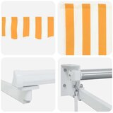 Ručna Ročna zložljiva senčnica z LED lučmi 3,5 x 2,5 m, (5000205790) | Shoptok.si