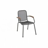  baštenska metalna stolica Lopo - tamno siva 879412 LOPO 047121 Cene