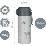 Zopa Thermo Bottle with Silicone Holder and Drinking Spout termovka s slamico Safari 350 ml | Shoptok.si