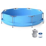 Šport in prosti čas Okrogel bazen s filtrirno črpalko, dim. 3,6 m x 76 cm | Shoptok.si