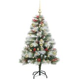  Umjetno božićno drvce S LED lampica Zelena i bijela 150 cm | shoptok.hr