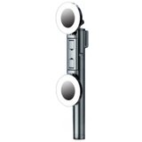 Shanlin Selfie stick BT12-2 360°Fill Light Bluetooth5.3 1.7m 55mAh, (21031433) Cene