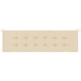  Jastuk za vrtnu klupu bež 180 x 50 x 3 cm od tkanine Oxford | shoptok.hr