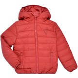 Guess Puhovke HOODED LS PADDED PUFFER W ZIP Rdeča | Shoptok.si