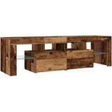TV ormarić LED boja drva 140 x 36 5 x 40 cm konstruirano drvo | shoptok.hr