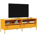 Maison Chic TV omarica - TV stojalo - Televizijska omarica gorčično rumena 135x39x43,5cm hladno valjano jeklo, (21699297) | Shoptok.si