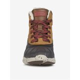 Geox Black-Brown Boys' Ankle Leather Boots with Artificial Fur Flexyper - Unisex | shoptok.hr