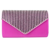 Shelvt Purple small clutch bag decorated with crystals | Shoptok.si