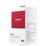 Samsung Portable T7 2TB crveni eksterni SSD MU-PC2T0R | ePonuda.com