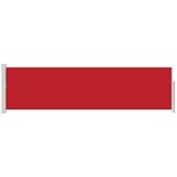  Uvlačiva bočna tenda za terasu 140 x 500 cm crvena | shoptok.hr