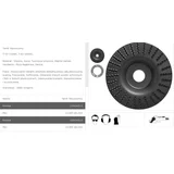 tarnik vdolbina fi = 125 mm x 3 x 22,2 mm, predmočni T-61, (21108597)