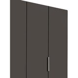 MID.YOU omara s klasičnimi vrati, barve grafita, barve hrasta | Shoptok.si