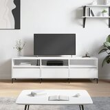 vidaXL TV omarica bela 150x30x44,5 cm inženirski les Cene