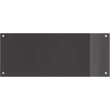 vidaXL Zaščita za kuhinjo 2 pcs Temno siva 100 x 40 cm kaljeno steklo | Shoptok.si