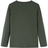  Dječja majica dugih rukava kaki 116 | shoptok.hr