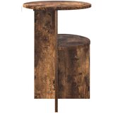  Bocni stol Dimljeni hrast Ø 39,5 x 55 cm Konstruirano drvo | shoptok.hr