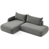 Makamii Siva sklopiva kutna garnitura (s lijevim kutom/s ležaljkom) Hale – | shoptok.hr