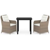  3-dijelni vrtni blagovaonski set smeđi | shoptok.hr