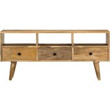 Maison Chic TV omarica - TV stojalo - Televizijska omarica 110x36x50 cm trden mangov les, (21700430) Cene