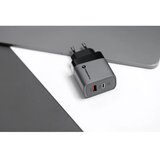 forcell F-Energy GaN mrežni punjač - 45 W s priključcima: USB C i USB A s PD i QC 4.0 punjenjem | shoptok.hr
