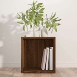  Bočni stolić boja smeđeg hrasta 33x33x34 5 cm konstruirano drvo | shoptok.hr