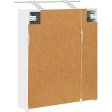  Kopalniška ogledalna omara z LED lučmi Bela 60 x 14,5 x 70 cm, (5000233132) | Shoptok.si