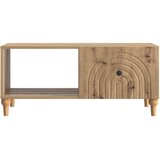  Klubska miza Artisan hrast 90 x 50 x 40 cm Inženirski les, (5000295501) | Shoptok.si